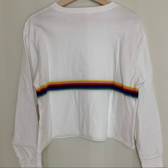 Brandy Melville Acacia Rainbow Long-sleeve Top - Picture 2 of 4